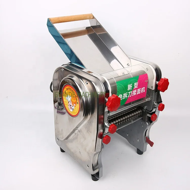 Stainless Steel Commercial Electric Fresh Noodle Making Machine Ramen Pasta Maker Dough Roller Sheeting Machine Price