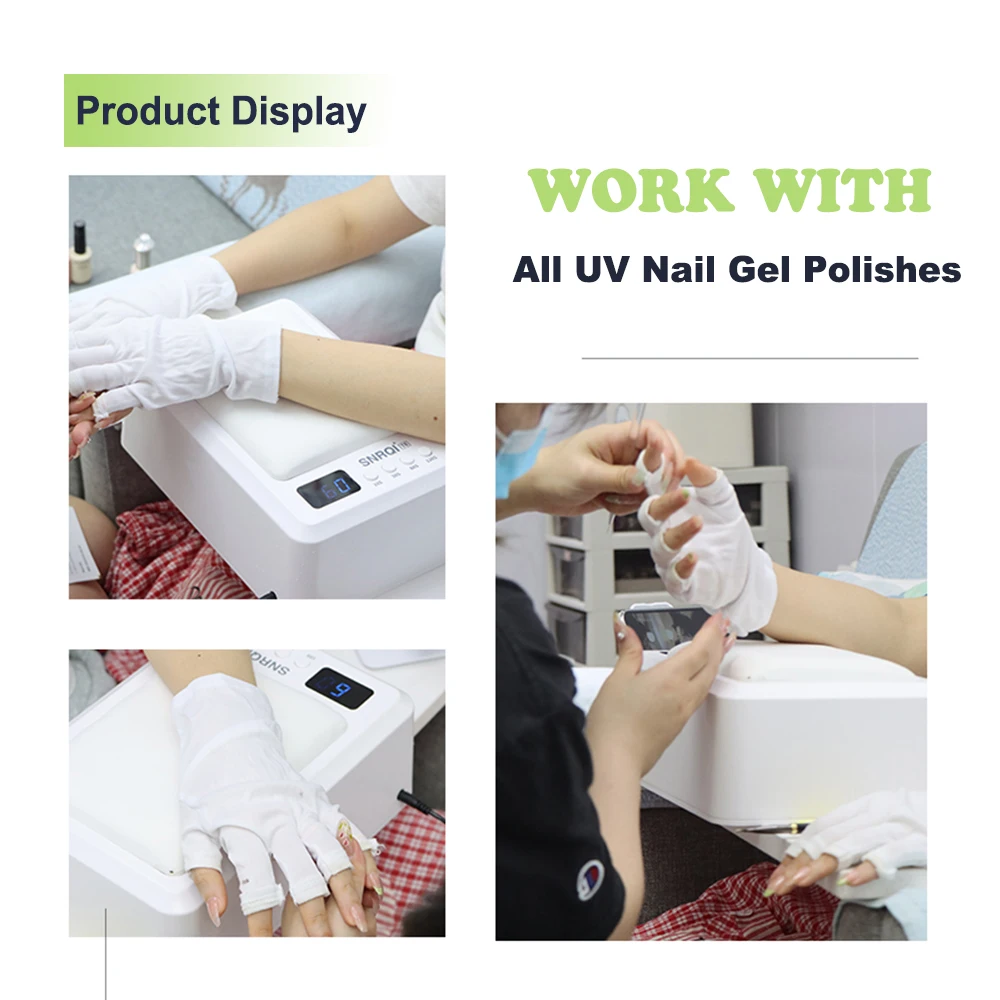 New 72W Nail Polish Dryer Lamp With Hand Pillow For Nails Art Two Hands Arm Rest Pillow Secadora de uñas UV Led Nail Lamp 5