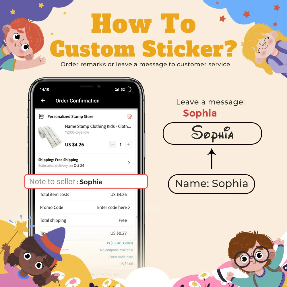 60pcs 120pcs 180pcs 240pcs Personalized Name Tag Stickers Personalized Children Labels Kids School Stationery