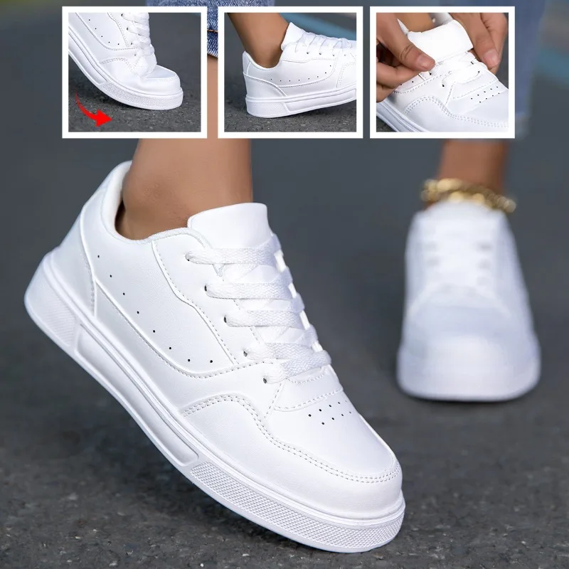 MAEDEF Women's Shoes Men's Casual Shoes White Sneakers Vulcanized Shoes Non Slip Skateboard Shoe Woman Sports Shoe Man Footwear​
