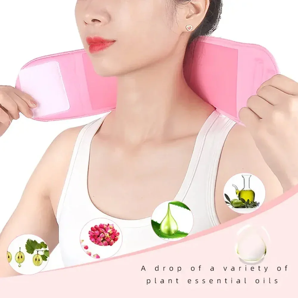 Silicone Nursing Neck Pad Neck Strap Tightening Reusable Gel Spa Neck Mask Moisturizing Nourishing Neck Lift Skin Care Neck Care