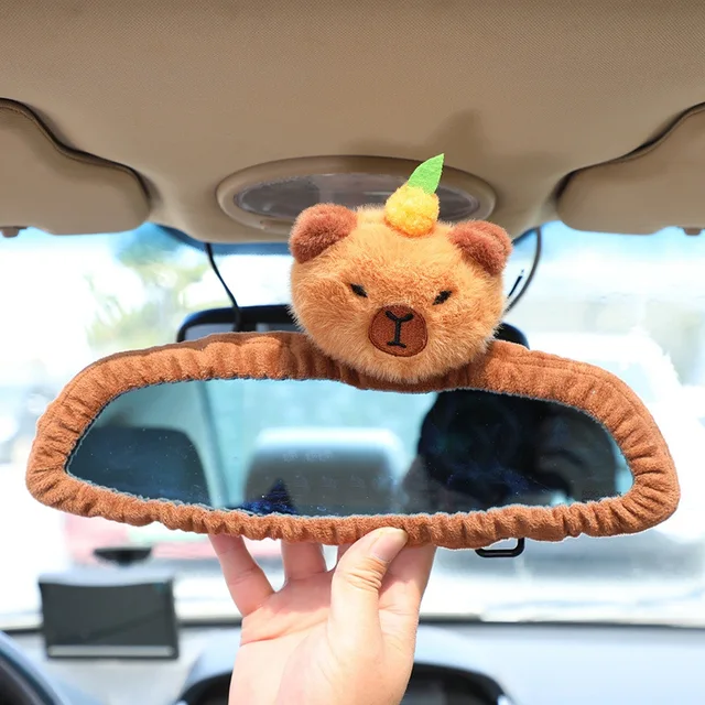 Coussin Voyage Capybara En Peluche - Forme U Avec Capuche Pour Adulte