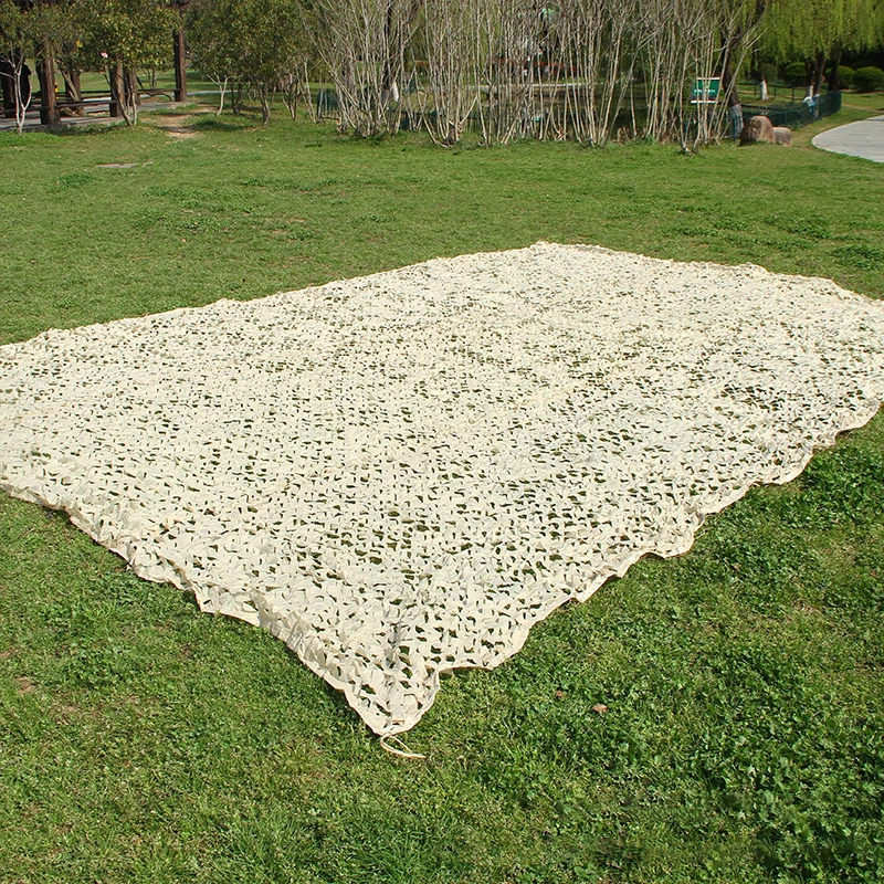 Sunscreen sunshade net outdoor jungle beige camouflage net anti aerial photography camouflage sunscreen net