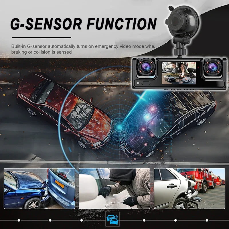 NEW Car DVR 4 Channels Dash Cam for Car Camera NEW 1080P HD Video Recorder Rear View Camera Night Vision Car Accessories