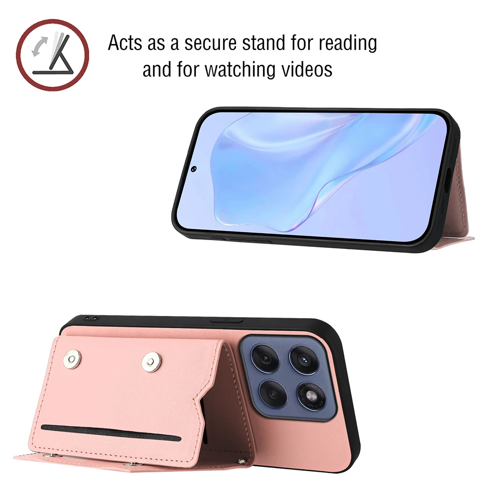 Luxury Wallet Card Holder Back Cover Case