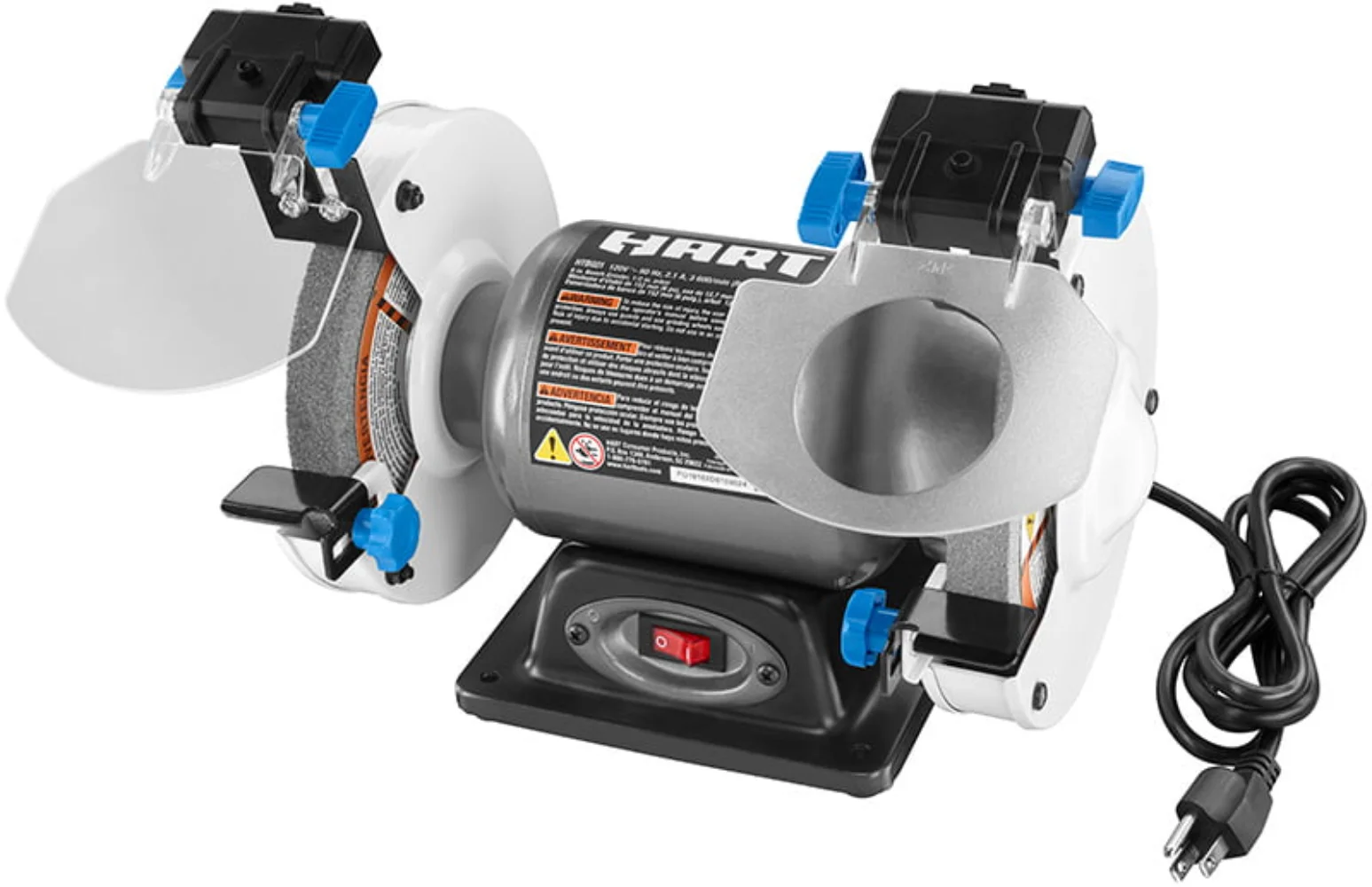 HART 6-inch 2.1-Amp Bench Grinder - Image 2