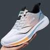 Trendy Breathable Mesh Men's Casual Shoes Versatile Summer Low Top EVA Insole Flat Heel Cement Ground Suitable Teenagers