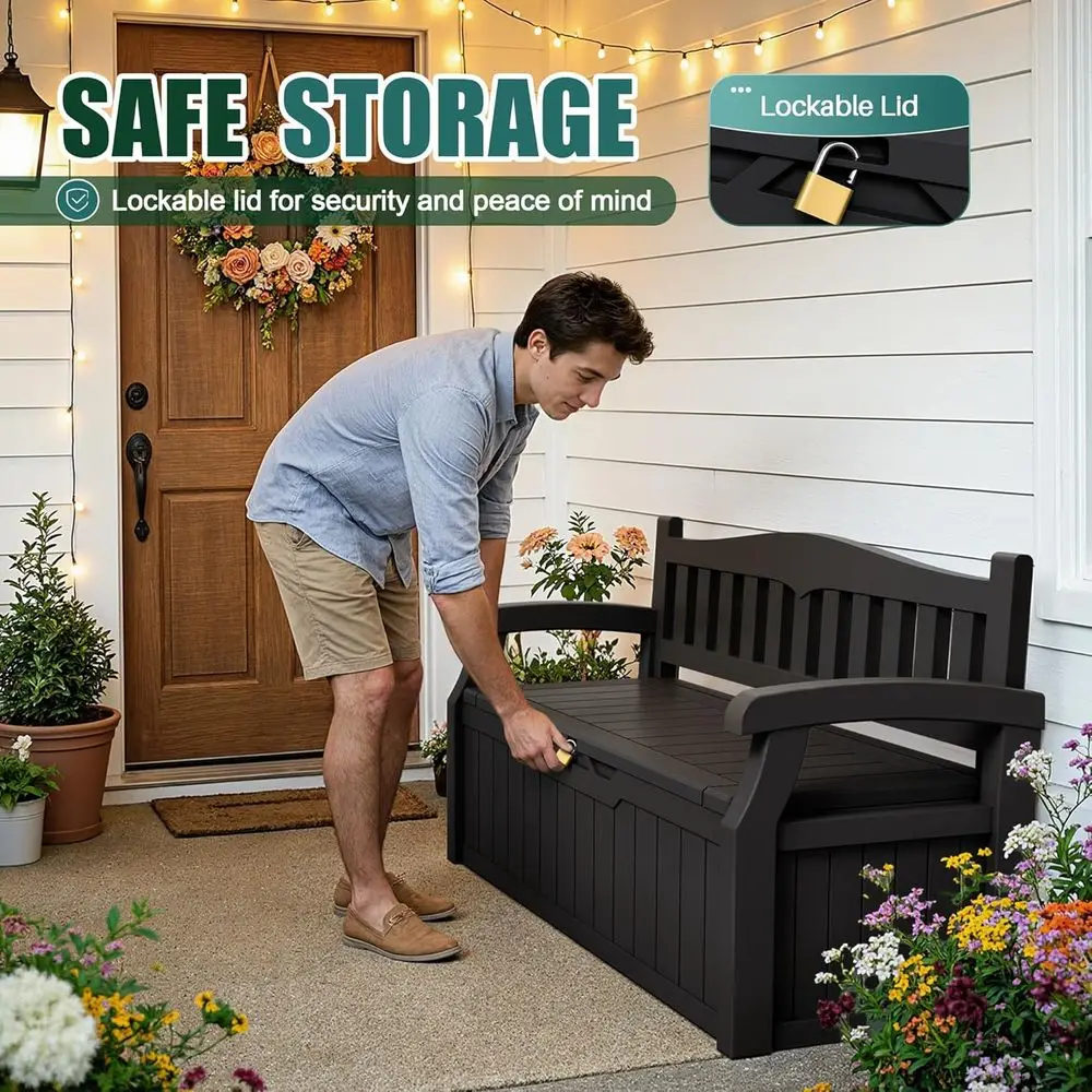 80-Gallon Storage Deck Box 4