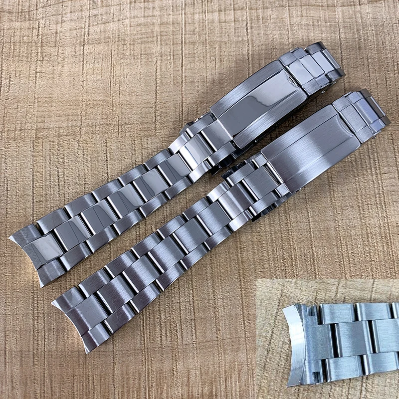 

Watch Bracelet For Rolex SUBMARINER DAYTONA SUP GMT Men Fine-Tuning Pull Button Clasp Strap Stainless Steel Watch Band Chain