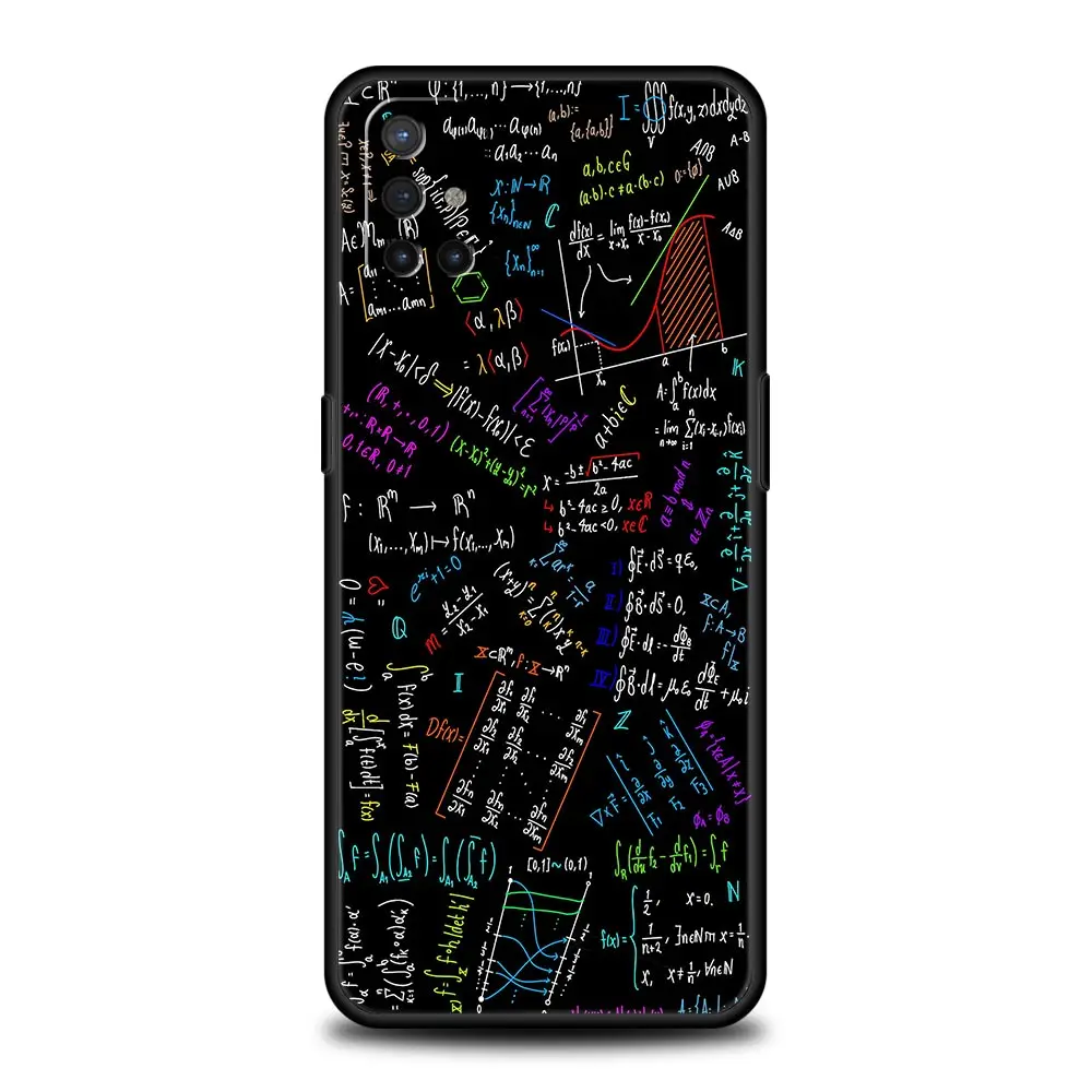 Stylish Phone Case with Physics, Chemistry, and Mathematics Design