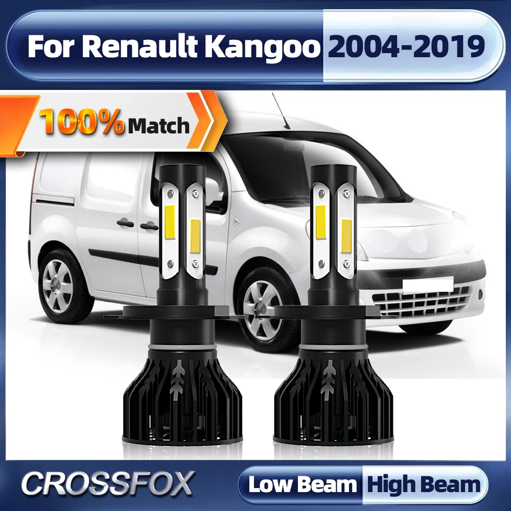 

H4 Led Headlight Bulbs 120W 20000LM Canbus Car Light Turbo Auto Lamp For Renault Kangoo 2004-2013 2014 2015 2016 2017 2018 2019