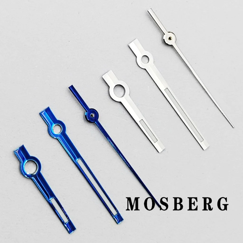 Green Luminous Watch Hands for Automatic Movement - Silver, Blue, Gold Pointer Design