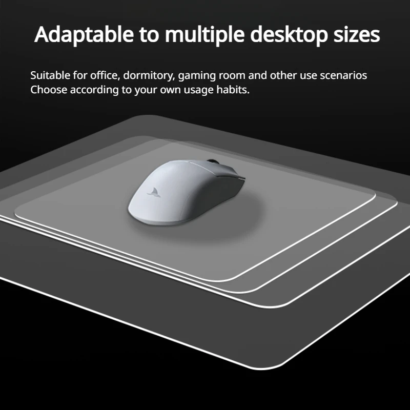 Echome Matte Pink Glass Gaming Mouse Pad Fps Game Desk Mat Mouse Pad do Escritório do Computador Mousepad Suave Acessórios para Jogos Presente - Imagem 4