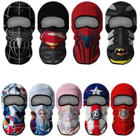 Cartoon Balaclava Cap Kids Full Face Cover Ski Mask Outdoor Windproof Face Bandana Scarf Hat Winter Neck Warmer Cycling Headgear 2