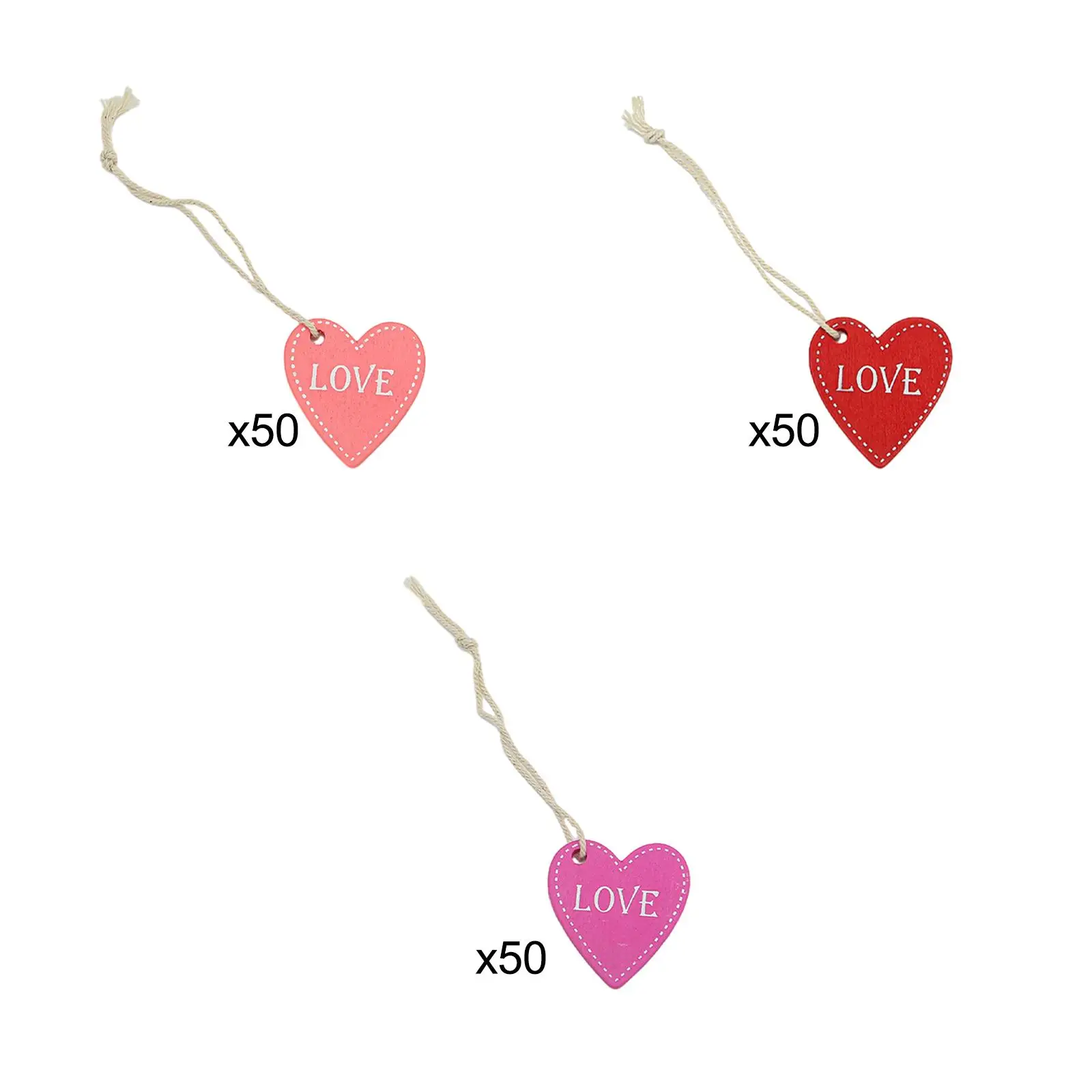 

Wood Slice Heart Ornaments Valentine Day Gifts Valentine Day Decor Valentine's Day Hanging Pendant for Tree Windows Celebration