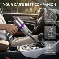 Aspirateur portatif 4 en 1, aspirateur sans fil rechargeable pour voiture, dépoussiéreur sans fil, dépoussiéreur à air comprimé sans fil 4