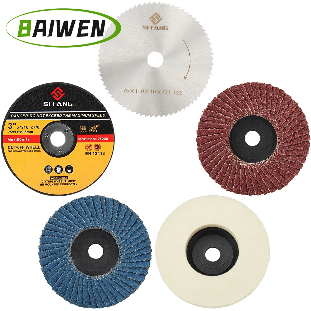 Grinding Wheel Cutting Disc for Metal Drill Polishing Sheet HSS Circular Saw Blade for Mini Brushless Angle Grinder Accessories