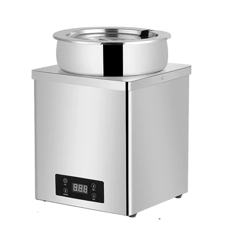 우유 워머 진주 냄비, 7L 진주 타피오카 밀가루 단열 냄비, 220V, 600W 전자 수프 냄비