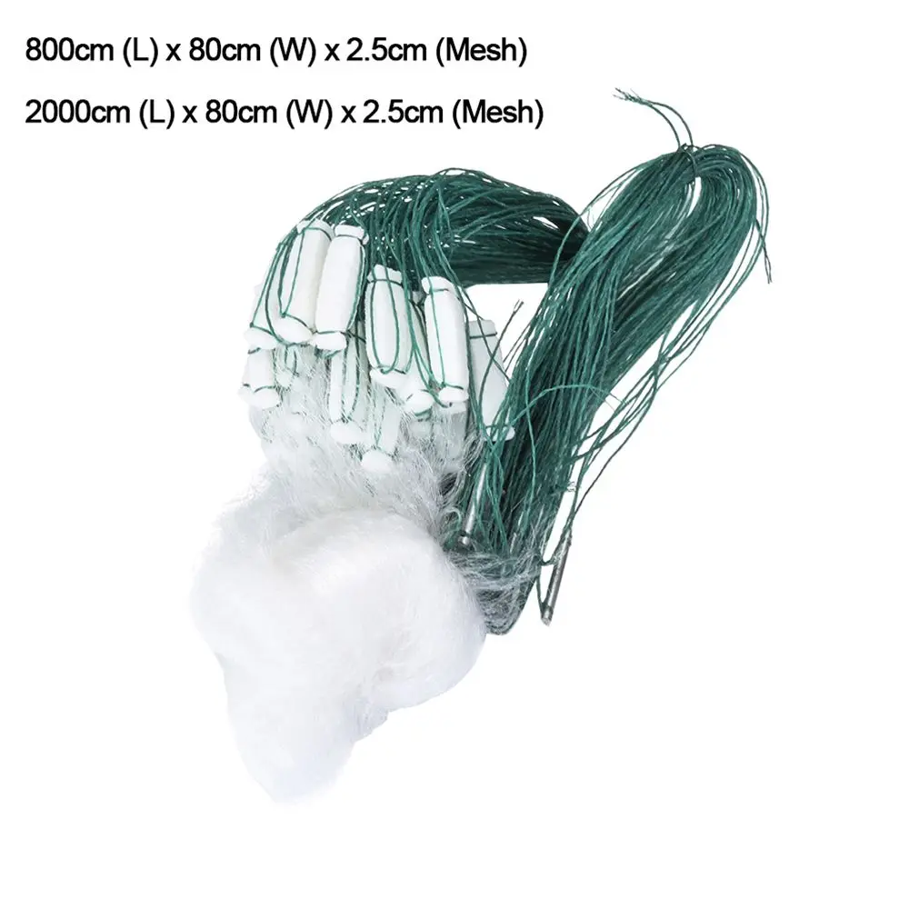 Single Layer Monofilament Fishing Net Fish Gillnet With Float Trap For Outdoor Hobbies Fishingman Fishing Accessories 1PC fishing net,fishing traps
