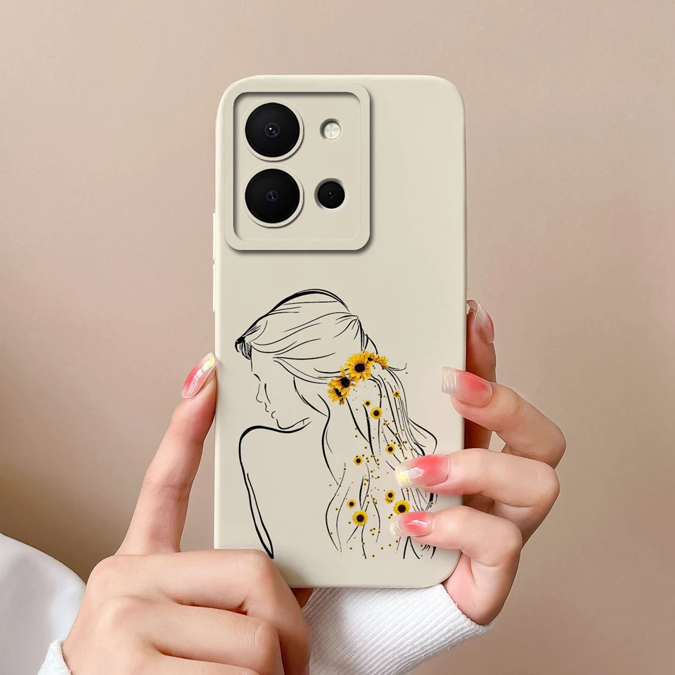 Mountain Flower Avocado Liquid Antifouling Protective Anti-drop Simplicity Phone Cover