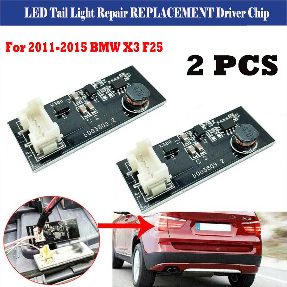 

Car Accessories TailLight LED Driver 2 Pieces B003809.2 Driver Chip Board Errors Free For BMW X3 F25 No Interference