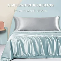 1pc Luxurious Satin Pillowcase for Hair and Skin Care Soft, Silky, Long Body Pillow Cover for Bedroom,Hotel, and Home Decor 1
