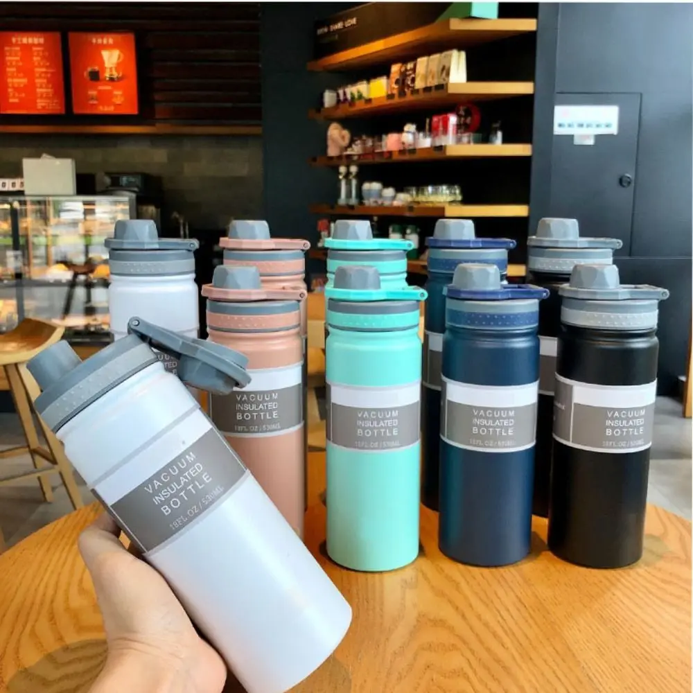 

750ML Thermo Bottle Stainless Steel Vacuum Flask Insulated Water Bottle Travel Cup For Children Coffee Mug New