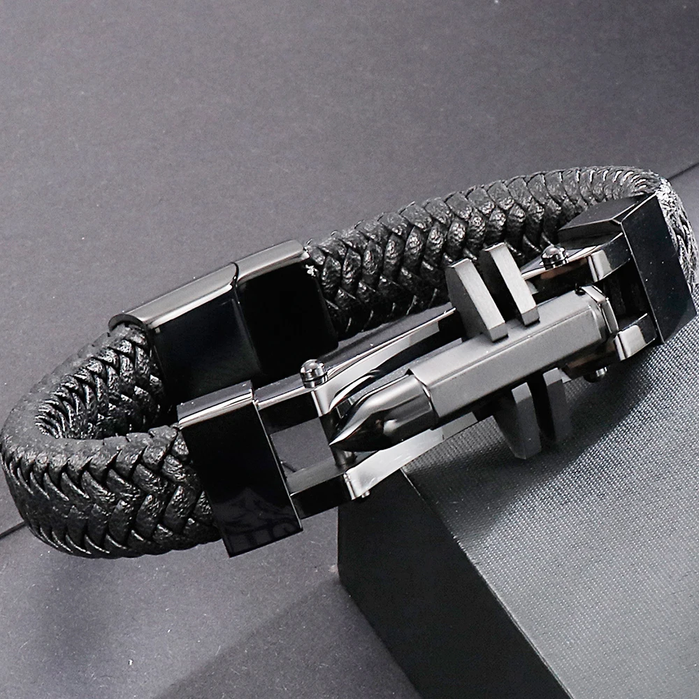 Mens Bracelet Men's Leather Bracelets | Urban Survival Gear