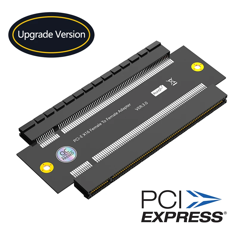 

PCI-E X16 Female to Female Adapter Connector PCI Express 3.0 16X to 16X Extender Riser Converter PCB Board Point to Point Design