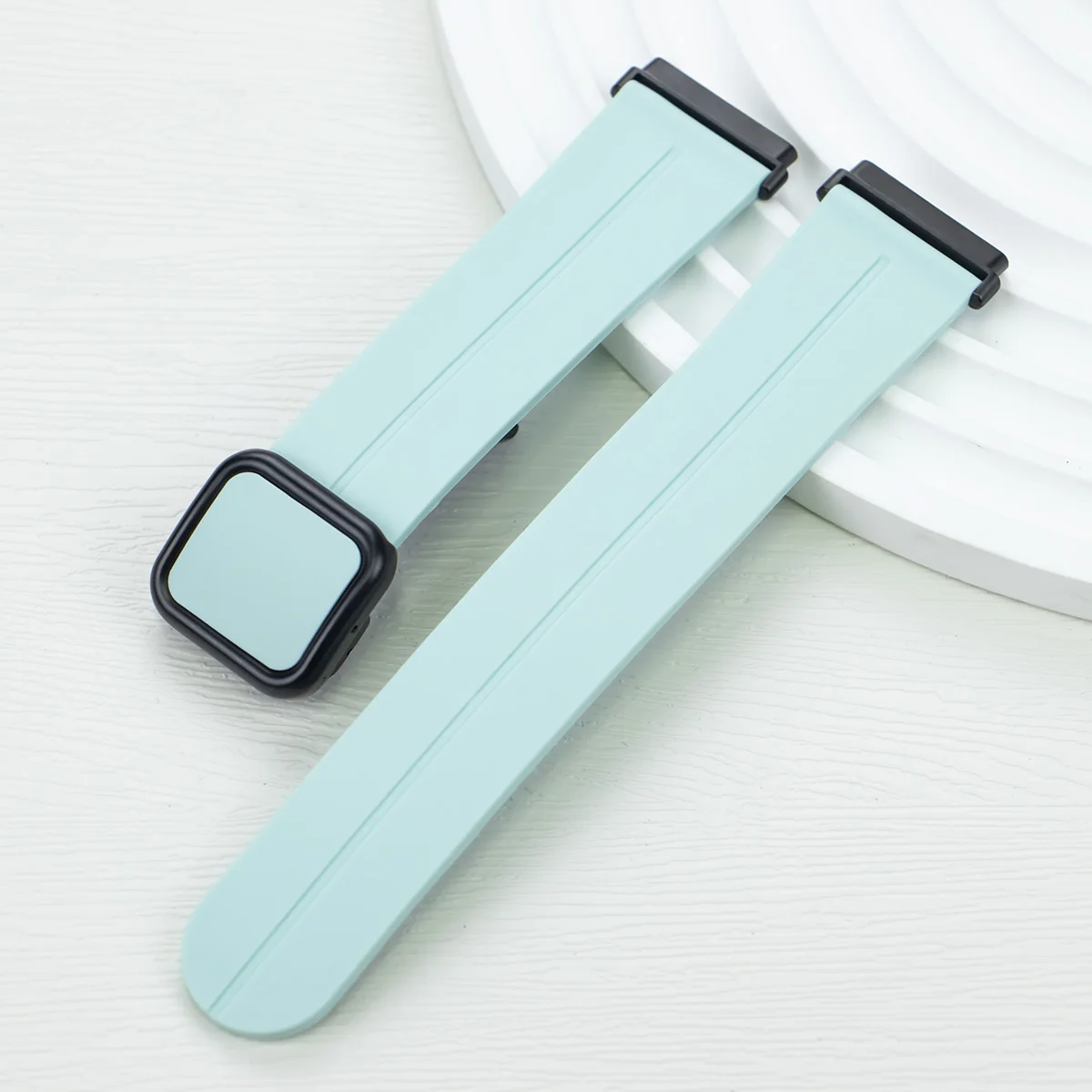 Enhanced Magnetic Buckle Silicone Sports Strap