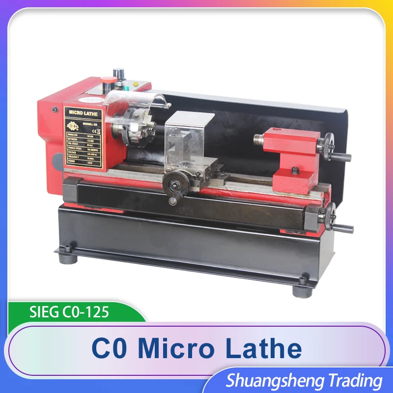 4" x 6" Micro Metal Lathe 150W motor+125mm working length DIY Lathe