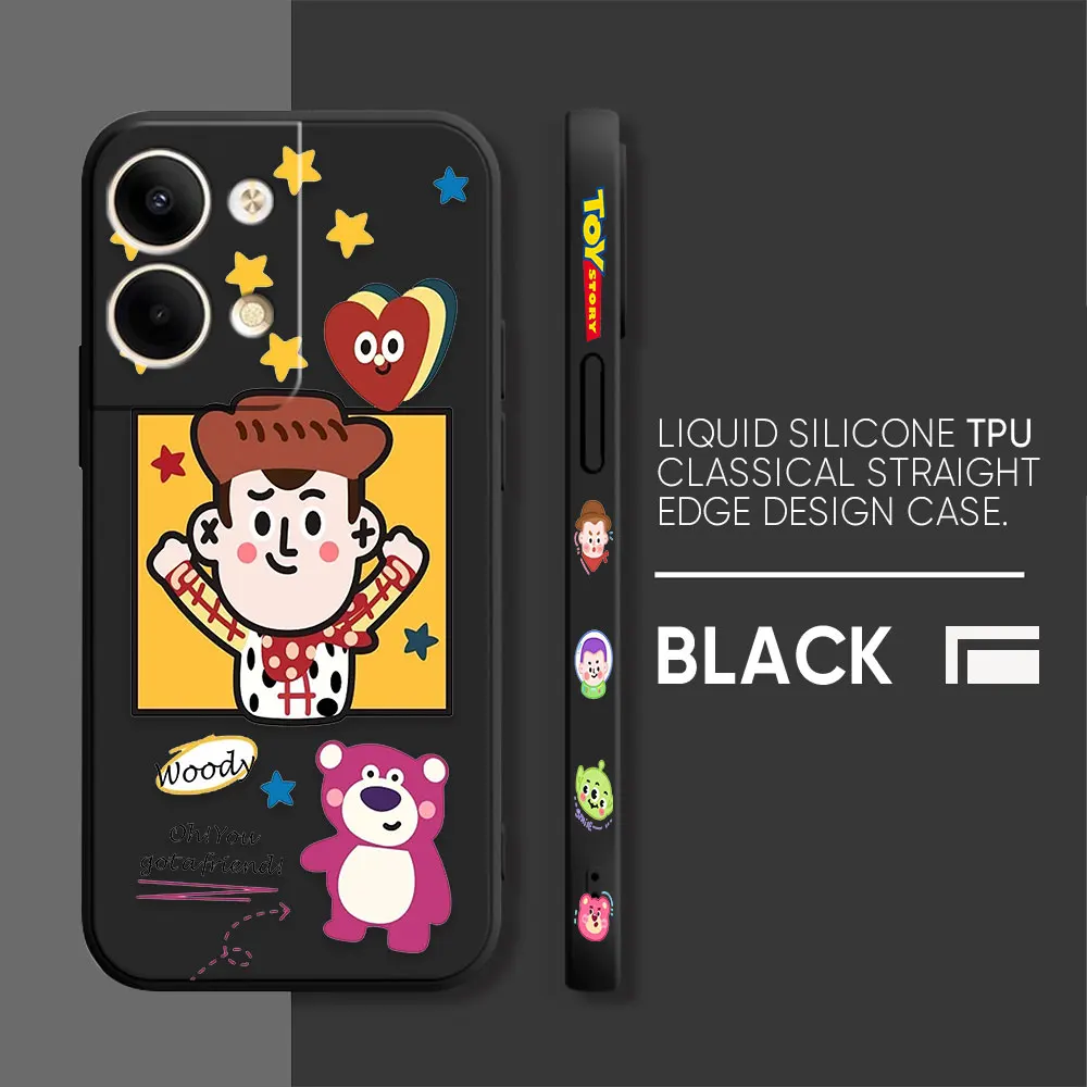 thumbnail image 1 of Case For OPPO RENO 8 7 9 6 7SE 5 4 4SE 4 3 4G 5G PRO PLUS Colour Simple Liquid Silicone Case Cartoon Funny Toy Story Mania, 1 of 5