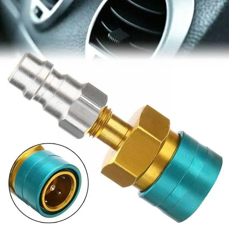 R1234yf To R134a Low Side Fitting Hose Adapter Quick Car Air Conditioning Refrigerant Connector Coupling And Quick Easy K5l4