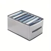 1pc Foldable Fabric Drawer Organizer for Jeans, Shirts, and Blankets - Space-Saving Closet Divider for Home Storage 5