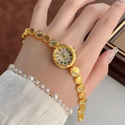 Elegant Gold Luxury Women's Bracelet Watch - Top Brand Fashion Timepiece - Yes (Gold 12)