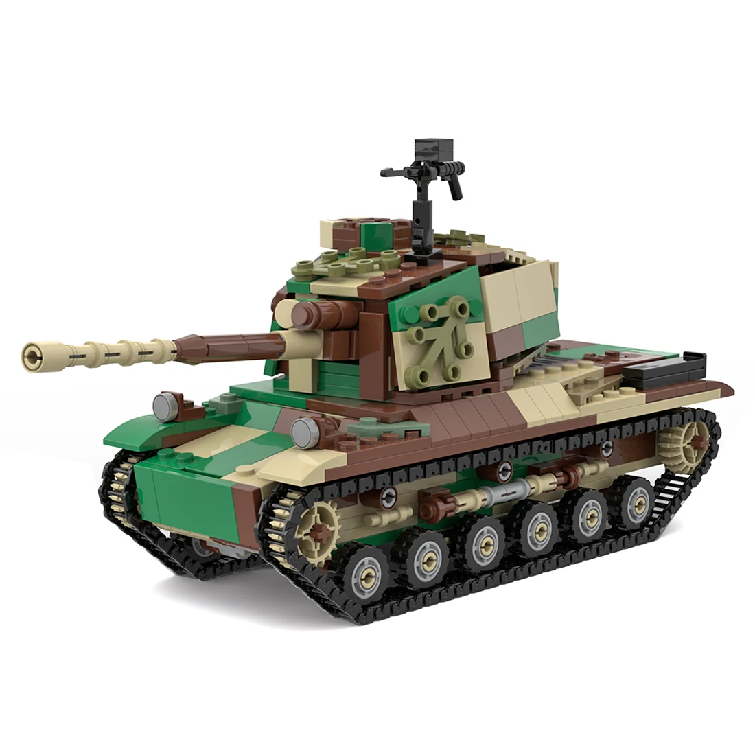 

Authorized 551PCS MOC-57728 1/30 Type 3 Chi-Nu Japanese Medium Tank Building Blocks MOC Set