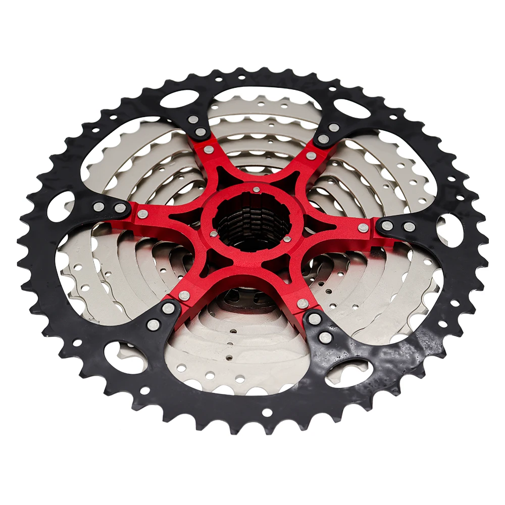Bicycle parts Bicycle cassette Bicycle sprocket gear Bike sprocket Bike freewheel 11 Speed MTB Road 11-28/32/36/40/42/46/50/52T Compatible Shimano Sram