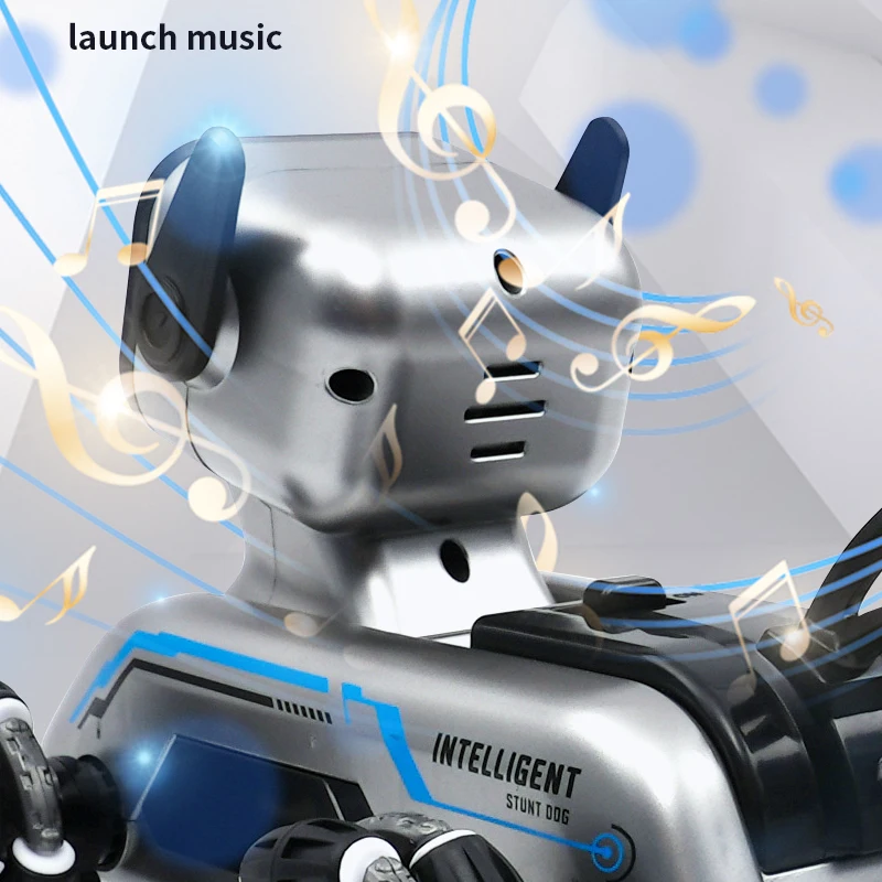 Kid's 8-wheel RC Car Toy Boy Intelligent Machine Dog Remote Control Car 8-wheel Stunt Remote Control Birthday Gift Toy 6