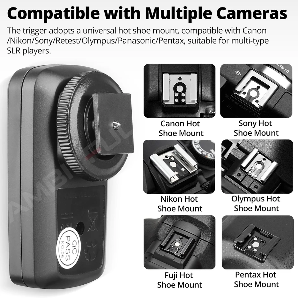 Trigger Flash Wireless 16 Canali - 1 Trasmettitore + 2 Ricevitori - Foto 10