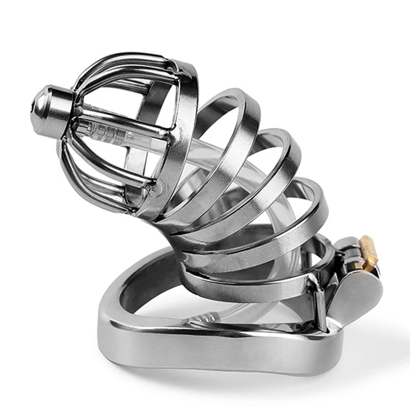 Penis Chastity Cage Runyu Stainless Steel Metal Urethra Chastity Lock