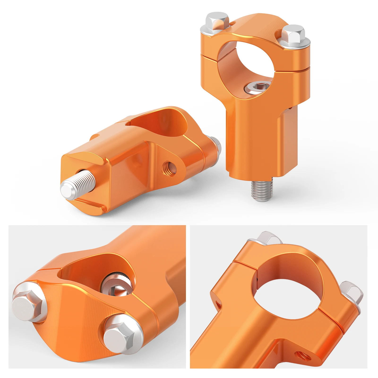 NICECNC Für KTM EXC 300 2016-2023 52mm Lenker Riser Bar Clamp Mount EXC-F 350 SX 125 SXF 450 Für Husqvarna TE300 GasGas EC300 – Detail 2