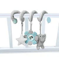 New Baby Bed Hanging Toy Hanging Spiral Rattle Cart Pendant Interactive Early Education Tool Newborn Stroller for 0-3 Years Old 2