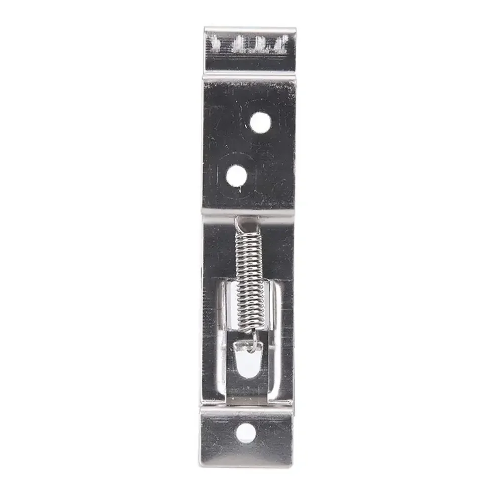 License Plate Holder 2pcs Car License Plate Frame Holder Trailer Number Plate Clips Spring Loaded Stainless Steel Bracket Truck Frame Holder Clamp