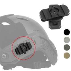 19mm Tactical Fast Helmet Side ARC Rail Mount Adapter Shooting Airsoft Military Hunting Accessories Helmets Rail Guide Rotation