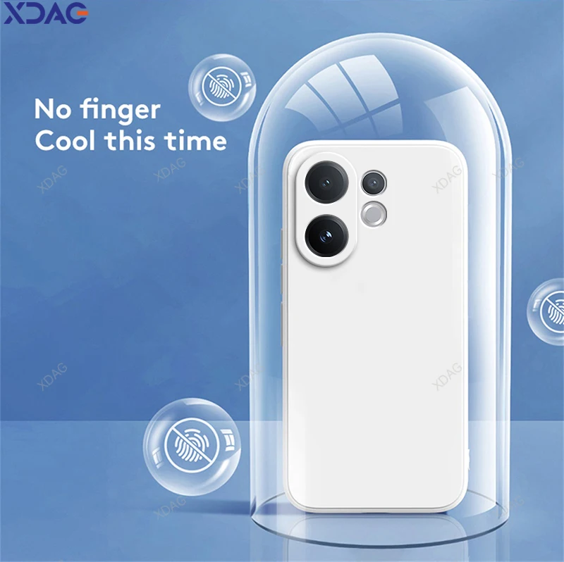 Luxury Liquid Silicone Shock-Proof Phone Case with Straight Edge Design