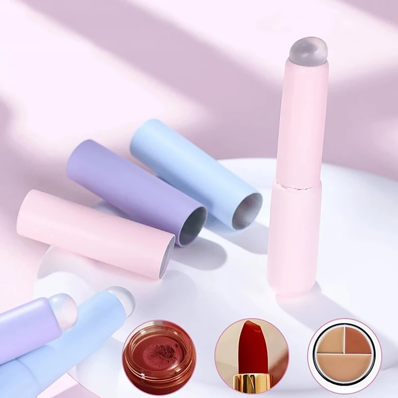 

Silicone Lip And Concealer Makeup Brushes Silicone Brush For Lip Balm Lip Gloss Lip Stick And Concealer MultiFunction Brush