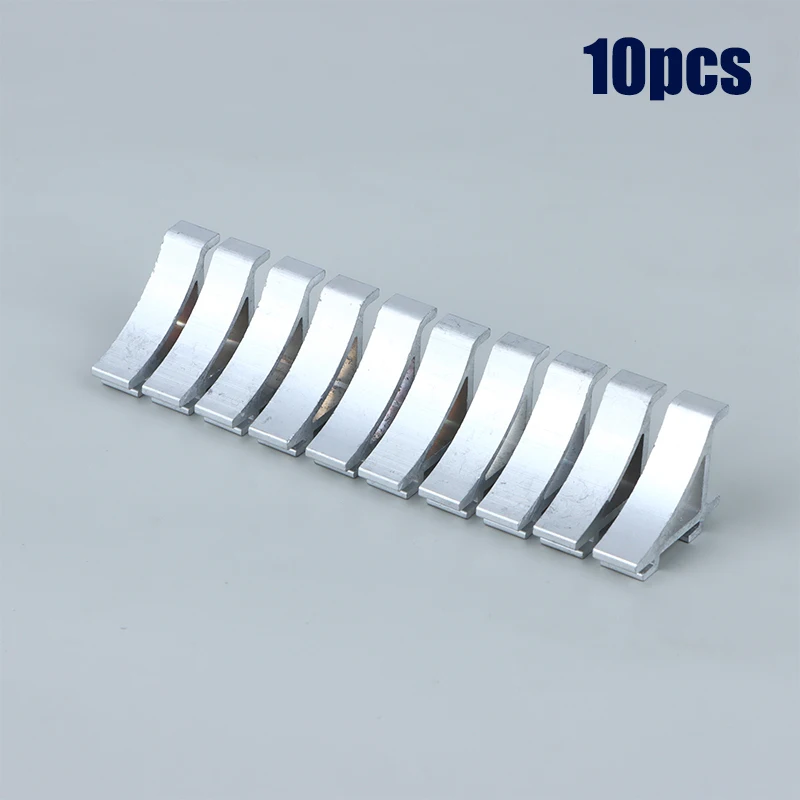 

10Pcs Stainless Steel Aluminum Alloy Refrigerator Buckle Beverage Cabinet Hook Fixing Bracket