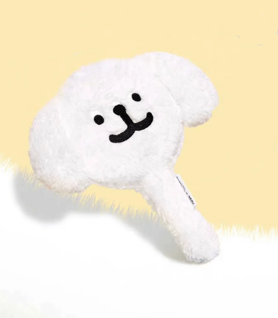 Little Ondine Line Puppy Co-Branded Plush Handheld Makeup Mirror