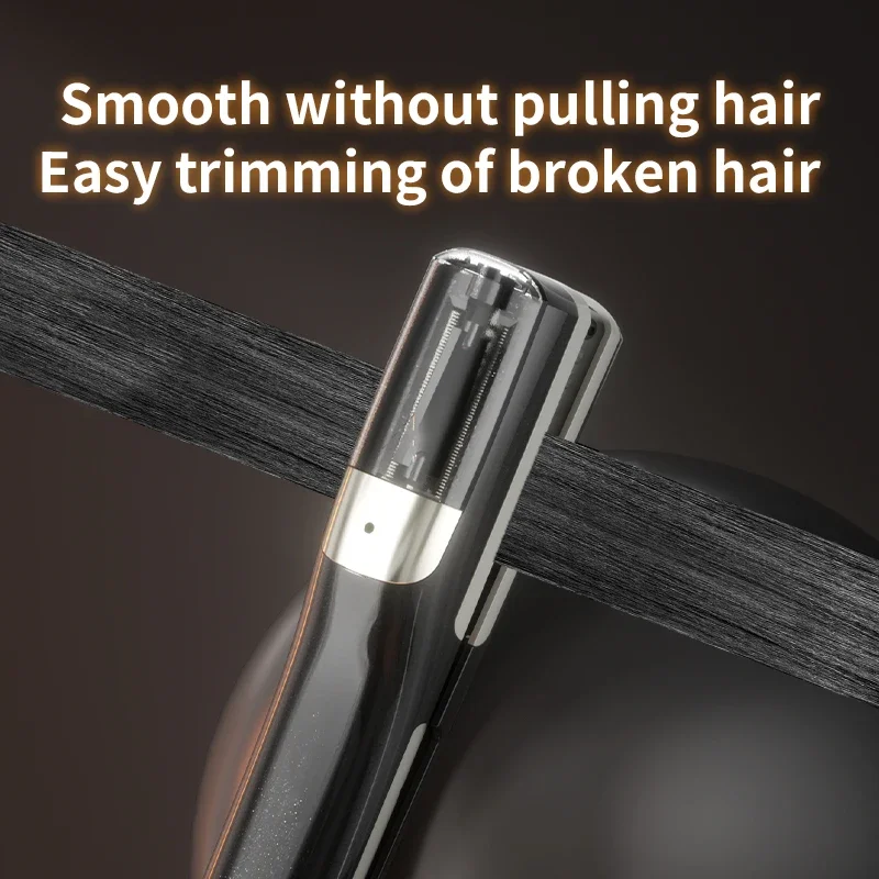 Cordless Automatic Hair Trimmer for Split Ends Removal