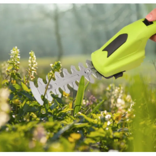 2In1 Mini Hordozható 7,2 V -Os Vezeték Nélküli Elektromos Sövény Trimmer Újratölthető, Kézi Háztartási Cserjék Gyomnövényes Metsző Fűnyírókert Szerszám - Image 3